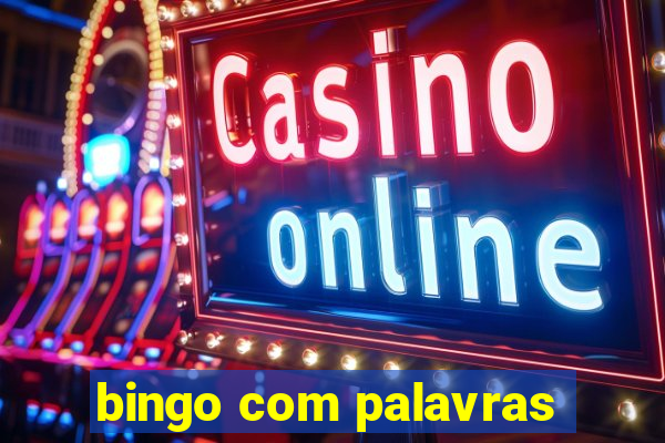 bingo com palavras