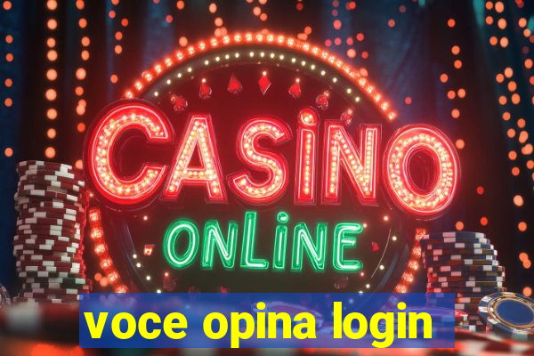 voce opina login