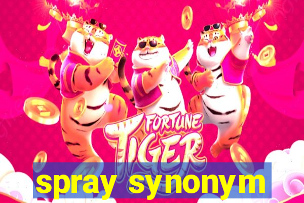 spray synonym