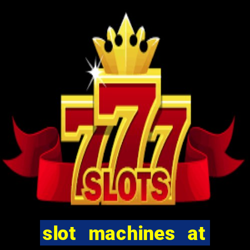 slot machines at mgm springfield