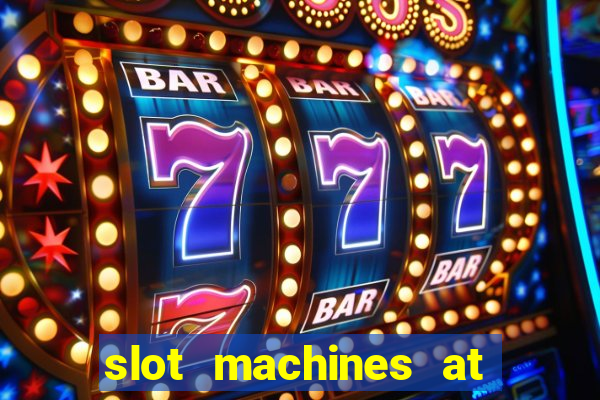 slot machines at mgm springfield