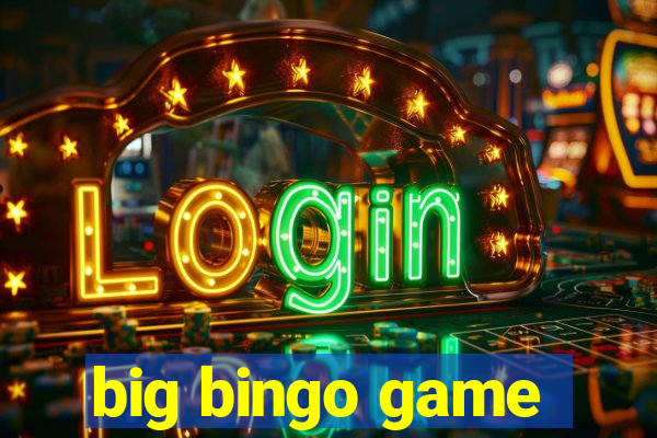 big bingo game