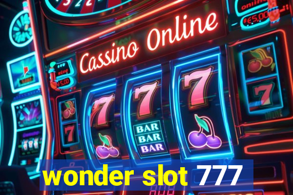 wonder slot 777