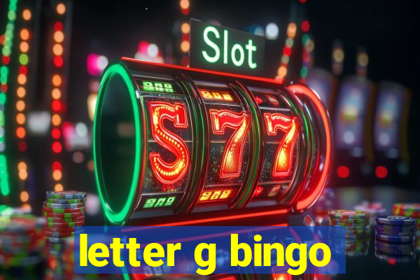 letter g bingo