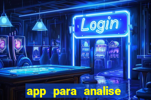 app para analise de jogos de futebol