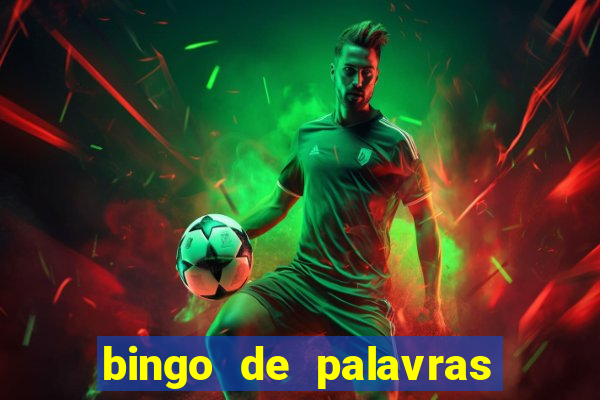 bingo de palavras colorido para imprimir