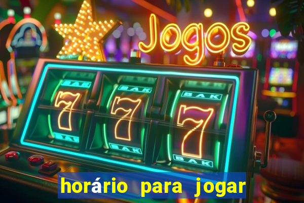 horário para jogar no rabbit