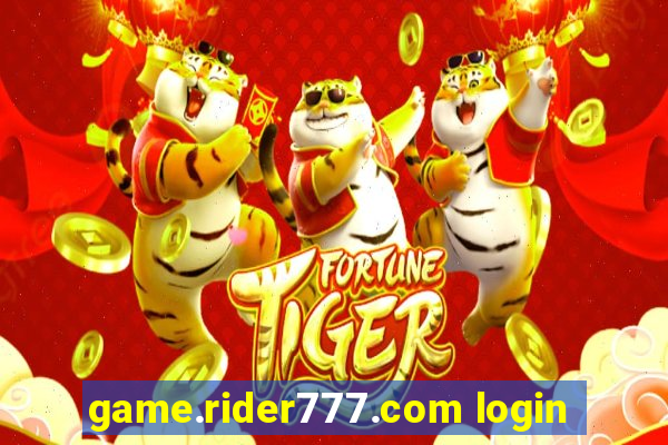 game.rider777.com login