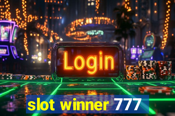 slot winner 777