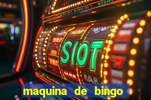 maquina de bingo show ball