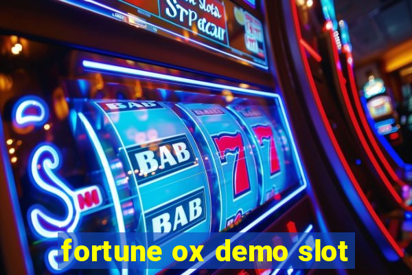 fortune ox demo slot